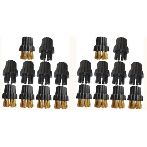 20 Stück Dampfmopp-Bürstenköpfe aus Messing, Ersatzteile für Dampfreiniger, Zubehör (1/5)