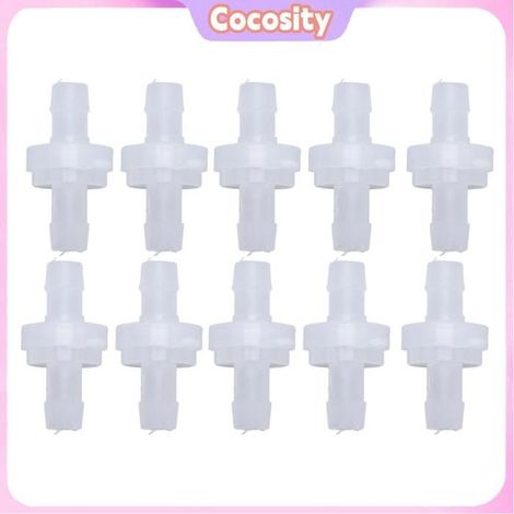 Cocosity Clapet anti retour (3mm Translucide)10 Pièces Clapet Anti-retour à Barbe PP Clapet bricolage clapet 3 7,9 mm translucide (1/5)