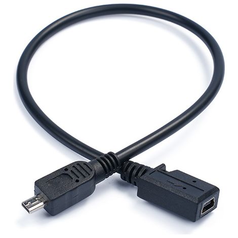 New adapter cable for mini 8P camera, USB 2.0 male to mini 5P female (30 cm) (1/5)