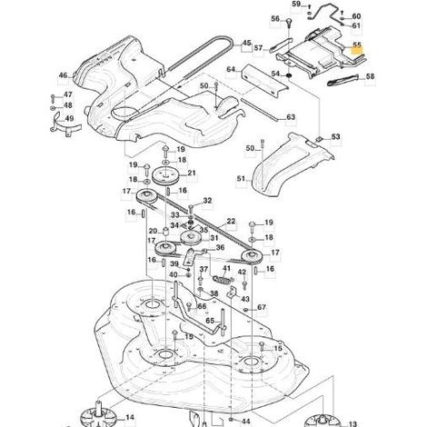 CARTER PROTEZIONE CINGHIA PIATTO 110/125 (ISO) ORIGINALE STIGA - 337060009/0