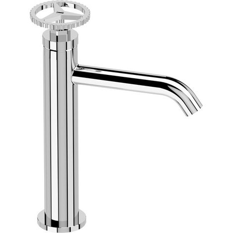 Miscelatore lavabo altezza media senza scarico e senza foro sul corpo - serie Chrono (1/2)