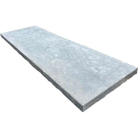 Margelle de piscine pierre naturelle Sinaï Grise 90x30x3 cm Bord Droit - À l'unité - Ti'ma Stone (1/3)