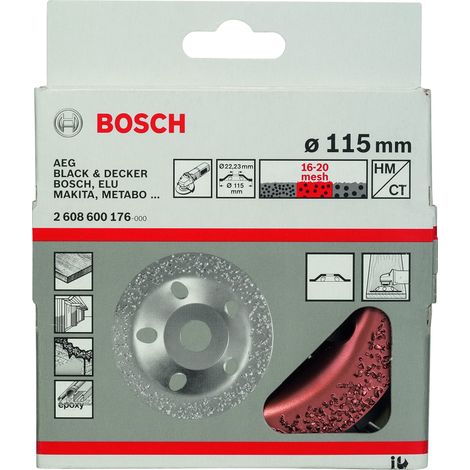 Vaso metal duro recto 115mm-medio (1/3)