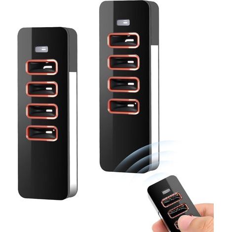 868MHz Remote Control Compatible with Sommer Pearl, 4 Channel Garage Door Remote Control for 4018V000, 4015862001900, Garage Door Encoder (Pack of 2) (1/5)