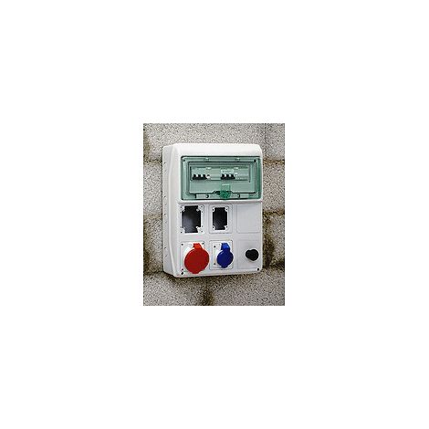 Quadro Kaedra IP65 12+1 moduli 6 prese da incasso - 10366