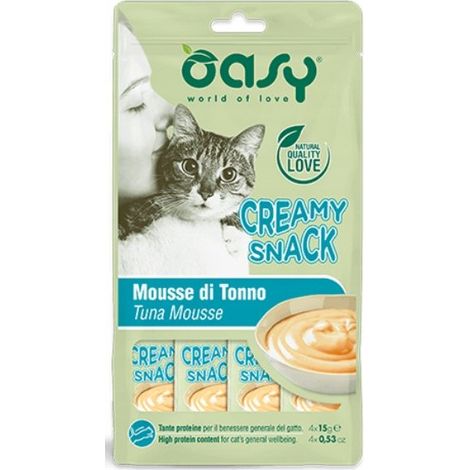 Oasy Snack crémeux 4 x 15 g - Thon 4 x 15 g