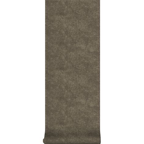 Boutique - Mondstein Uni Schwarz/Gold - Vliestapete - 10mx52cm