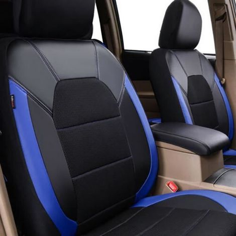 Housse De Siege Auto - Cuir PU - Universelle - Pour Voiture Camion SUV - 4 Pieces (1/3)