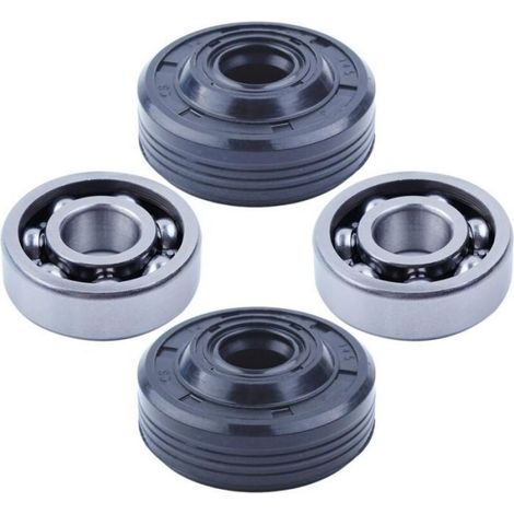 Kit Vilebrequin - Carter Principal - Roulements + Joints D'huile - Pour Tronçonneuses Husqvarna 36 41 136 136E 137 137E 141 141E 142 235E 240E - 2 Pièces (1/4)
