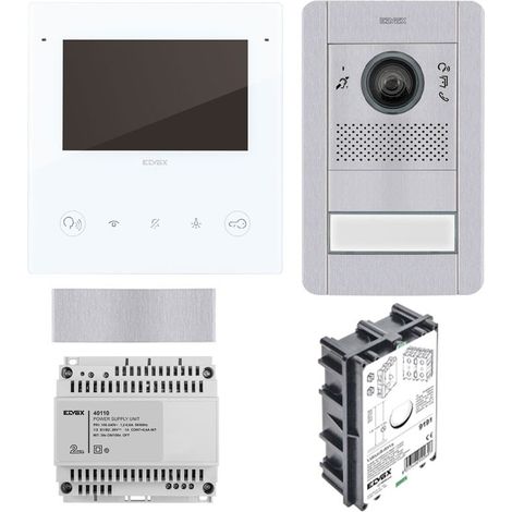 Kit videocitofonico mono/bifamiliare Due Fili Plus ELVOX Vimar K40515G.01 (1/5)
