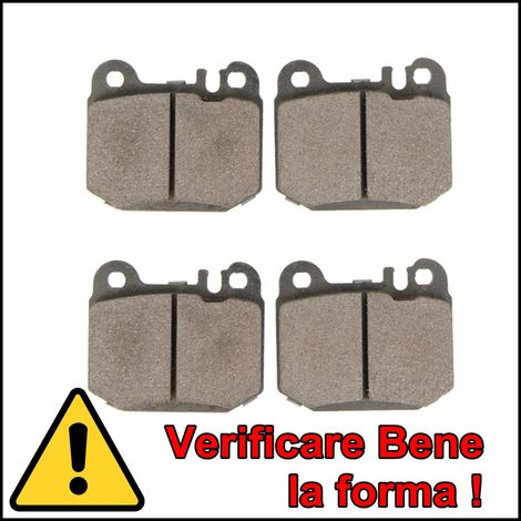 Kit 4 pastiglie freno posteriori mercedes classe m (w163) art1512