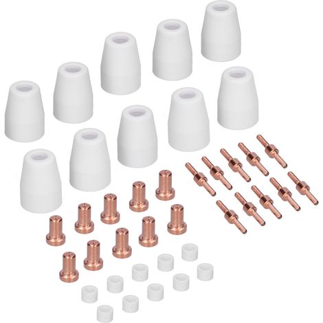 Plasma-Elektroden-Spitzendüsen-Schneidbrenner-Verschleißteile-Set Schweiß- und Schneidzubehör PT-3140 Stück (1/5)