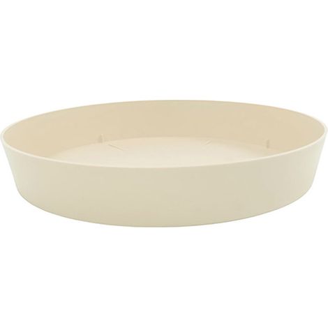 Plat d'injection pour pot couleur écru 11x1,6cm (1/2)