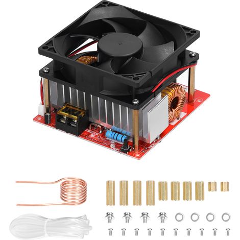 Module de panneau de chauffage par induction ZVS 1000 W, bobine de chauffage basse tension, pilote Flyback avec tube en cuivre pour le bricolage de petites pièces, recuit de durcissement (1/5)
