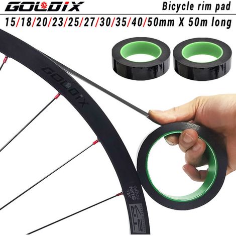 50m Mountainbike-Rennrad-Schlauchlos-Dichtungsbandring Hochdruck-Vakuum-Reifenpolster (25mm) (1/4)