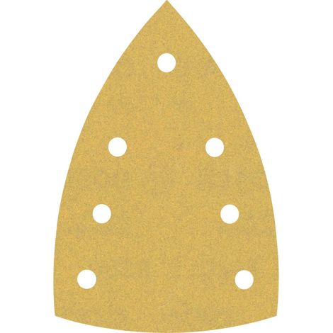 BOSCH pintura para madera delta Expert C470 hojas abrasivas - 100x150 mm - 7 agujeros - Caja de 10 piezas - Grano 180 - 2608901118