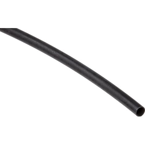 Gaine thermorétractable RS PRO, Dia. 3.2mm Noir rétreint 2:1, 300mm ( Prix pour Sachet de 20 ) (1/2)
