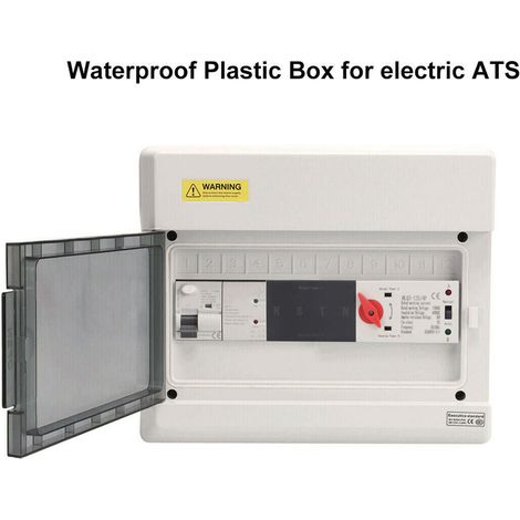 Interrupteur automatique inverseur de source 80A AC110V, commutateur double puissance sur rail DIN 35mm, transfert de charge 4P, disjoncteur de secours (1/5)