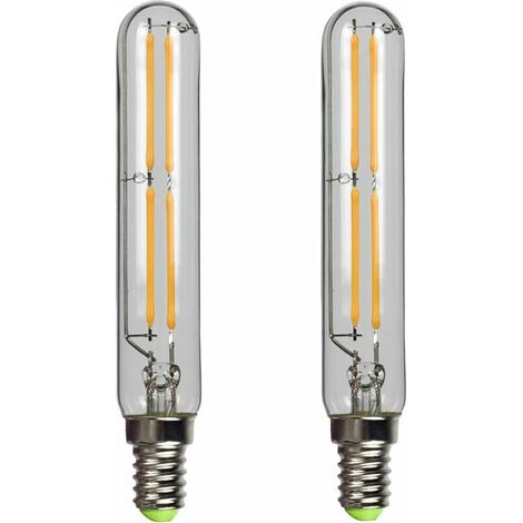 2 Pack 4W T20 LED Filament Bulb E14 Edison Small Base Warm White 2700K (1/4)