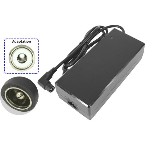 PowerSmart 42V 2A Chargeur de remplacement pour 36V Phylion batterie 80W, avec connecteur RCA 10,5 mm