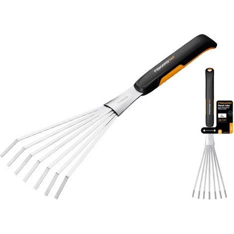 Rastrello raccogli foglie con manico in softgrip XACT Fiskars