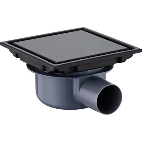 【Chauffage et ventilation】Caniveau De Douche en Acier Inoxydable 360° Siphon,Siphon De Sol,15x15 Cm,Capteur d'Odeurs Et Filtre à Cheveux 2 en 1,Siphon De Sol pour Douche,pour Salles De Bains,sous-Sols (1/5)