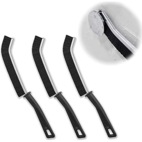 Petite Brosse de Nettoyage,Brosse Joint carrelage,Brosse Nettoyage, Salle de Bain,Brosse de Nettoyage à Poils Durs pour Rainure Fenetre, Salle de Bain, Toilettes, Cuisine (1/5)