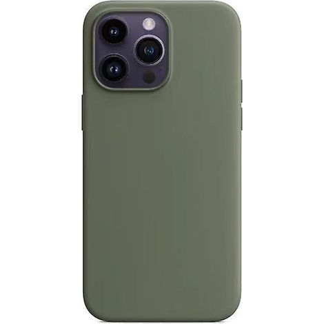 coque En Silicone Avec Magsafe Pour Iphone 14 Pro - Olive (1/4)