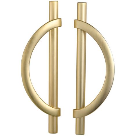 RHG 6 Pièces Poignee de Meuble Cuisine Doré 96mm Alliage de zinc Poignées Meubles avec Vis, pour Bureaux, Tiroirs, Armoires, Placard (1/4)