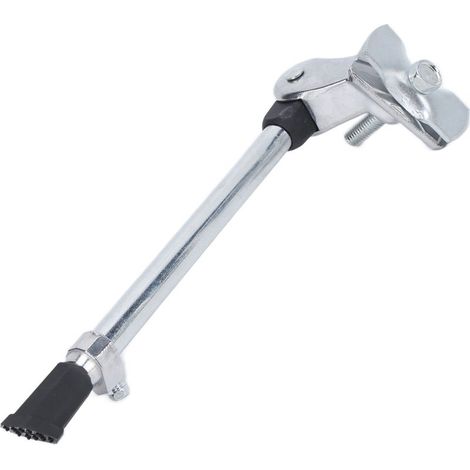 Béquille vélo alliage aluminium réglable 24-27 pouces argent support (1/5)