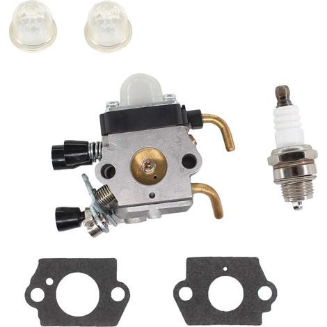 Carburateur avec joint pour bougie d'allumage Stihl FS 55, FS 45, FS 38, HS 45, FS 45, FC 55, FS 310 Zama C1Q-S169B (1/5)