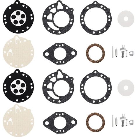 2 Sets Carburetor Repair Kit Diaphragm Gasket Compatible with Stihl 08 08S 070 090 TS350 TS360 Chainsaw Carburetor Parts (1/5)