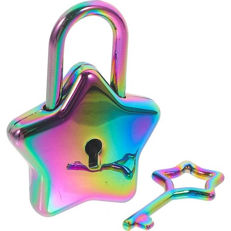 en forme d étoile pour carnets et sacs à dos petit cadenas