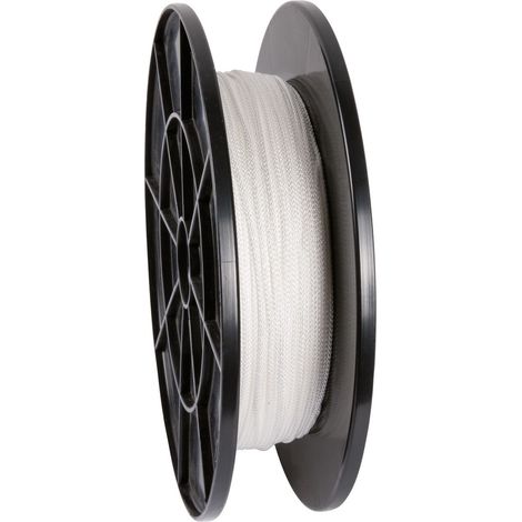 Driza de poliamida trenzada blanca 2mm x 100m