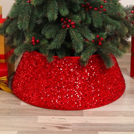 Décoration de sapin de Noël, anneau de Noël rond pliable pour sapin artificiel, décoration de vacances, décoration d'intérieur (1/5)