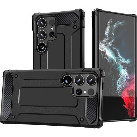 Custodia Hybrid Armor per Xiaomi Redmi Note 14 5G - nera (1/4)