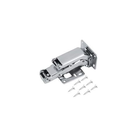 170 Degrés Charnière Amortisseur en Acier au Carbone à Haute Résistance Applicable pour Epaisseur de Porte de 16 à 40 mm Charnière pour Porte de Placard Cuisine Armoire Meuble