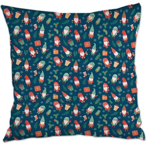 Housse de coussin 45x45 cm en polyester doux pour anniversaire, la Saint-Valentin, Noël (1/5)