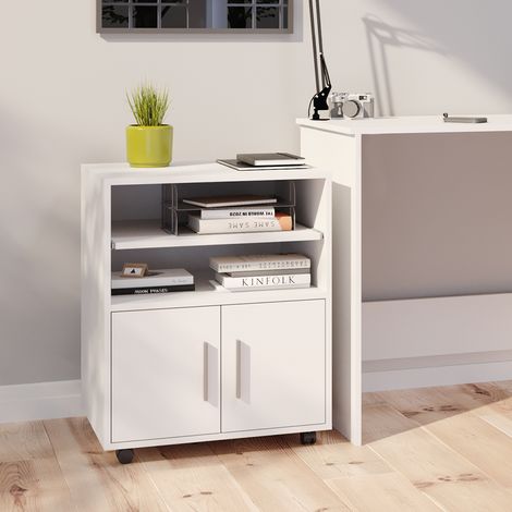 Rollcontainer Novak, Weiß, 60.2 x 48.4 cm, Vicco (1/5)