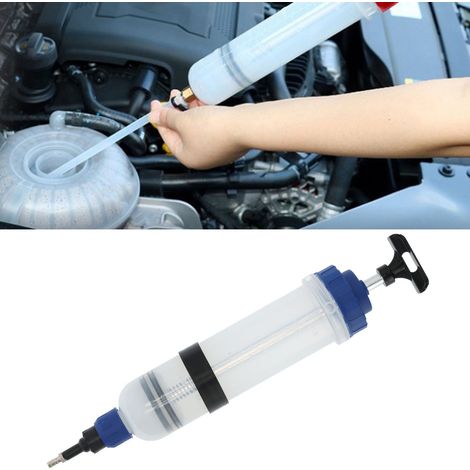 Outil manuel d'extraction du liquide de frein pour le changement de liquide de frein, outil de vidange du liquide de frein automobile, outil d'évacuation du liquide de frein pour l'entretien et la rép (1/5)