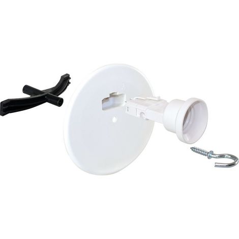 Eur Ohm – Douille pour ampoule DCL 120mm – Kit accessoires avec couvercle et piton 60mm – 53067 (1/2)