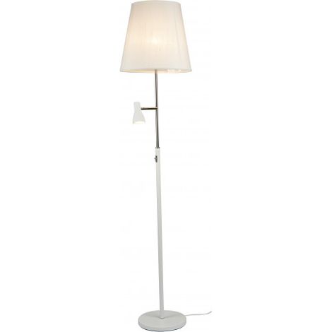 Belid Costello - Lampadaire à 2 lampes blanc mat, E27 (1/3)