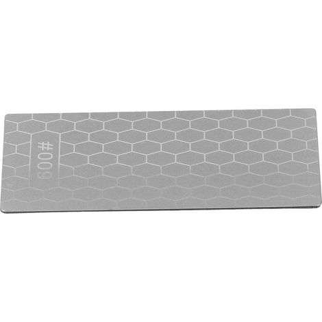 Pierre à aiguiser diamantée rectangulaire, plaque à aiguiser diamantée, outil de meulage pour la cuisine, grain 600 (1/5)