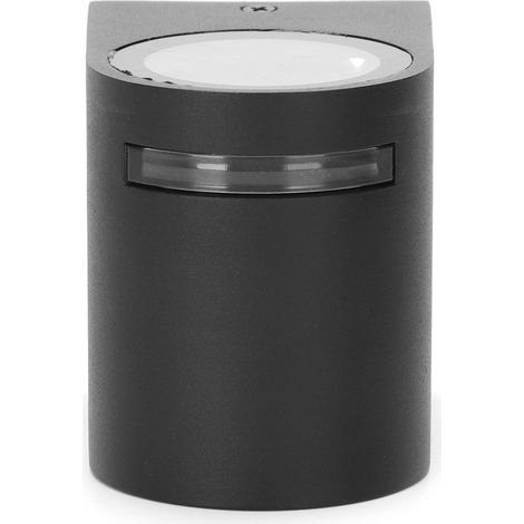 Applique da parete Memling Nero IP54 1 x GU10 Aigostar