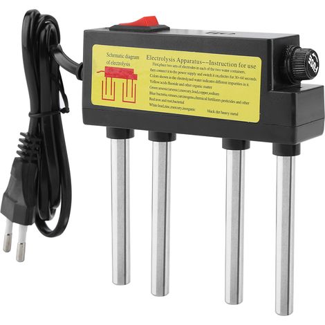 Analyseur de qualité d'eau portable, testeur d'impuretés, électrolyseur de mesure, kit de contrôle de pureté pour piscine et robinet (1/5)