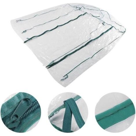 Ersatz-PVC-Abdeckung 143x73x195 cm für Gewächshäuser mit Tablett (1/5)