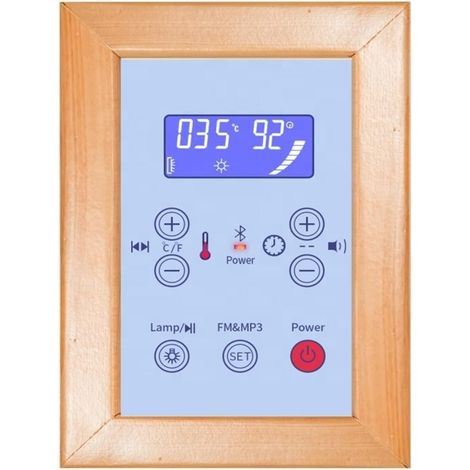 Poêle de Sauna Poêle de Sauna électrique, Panneau de Commande de pièces de Sauna Infrarouge USB Chauffe-Sauna pour Bain de Vapeur (1/2)
