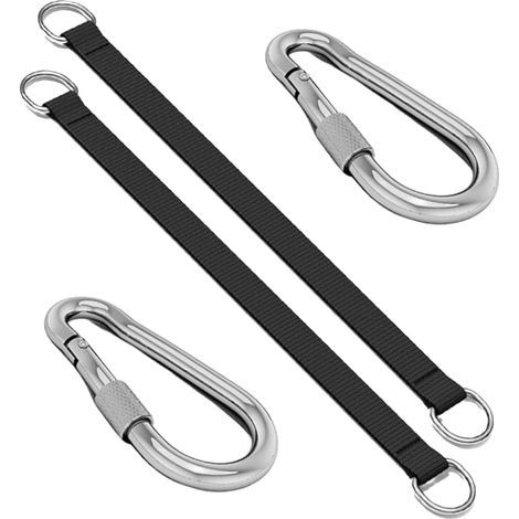 2 Pièces 50cm Sangle Hamac, Corde Balancoire Exterieur, Corde Hamac Peut Supporter Fixation Robuste pour Chaise Suspendue, Yoga Aérien, Jardin, Arbre, Poutre Ou Terrasse (1/5)