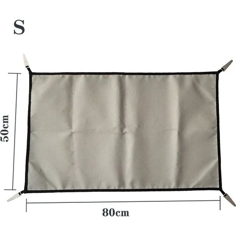 Tapis de barbecue ignifugé pour camping, compatible avec les réchauds de camping, les tentes et les foyers extérieurs. Tapis de protection pour réchauds de cuisine portables. (1/4)