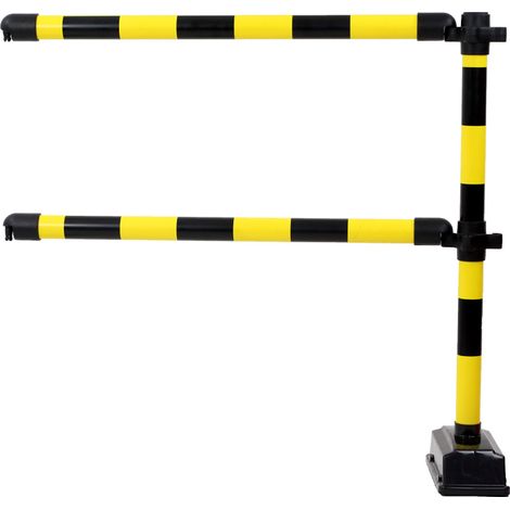 Barrière Express 2 lisses 1m supplémentaires Jaune/Noir - 2001281 (1/2)